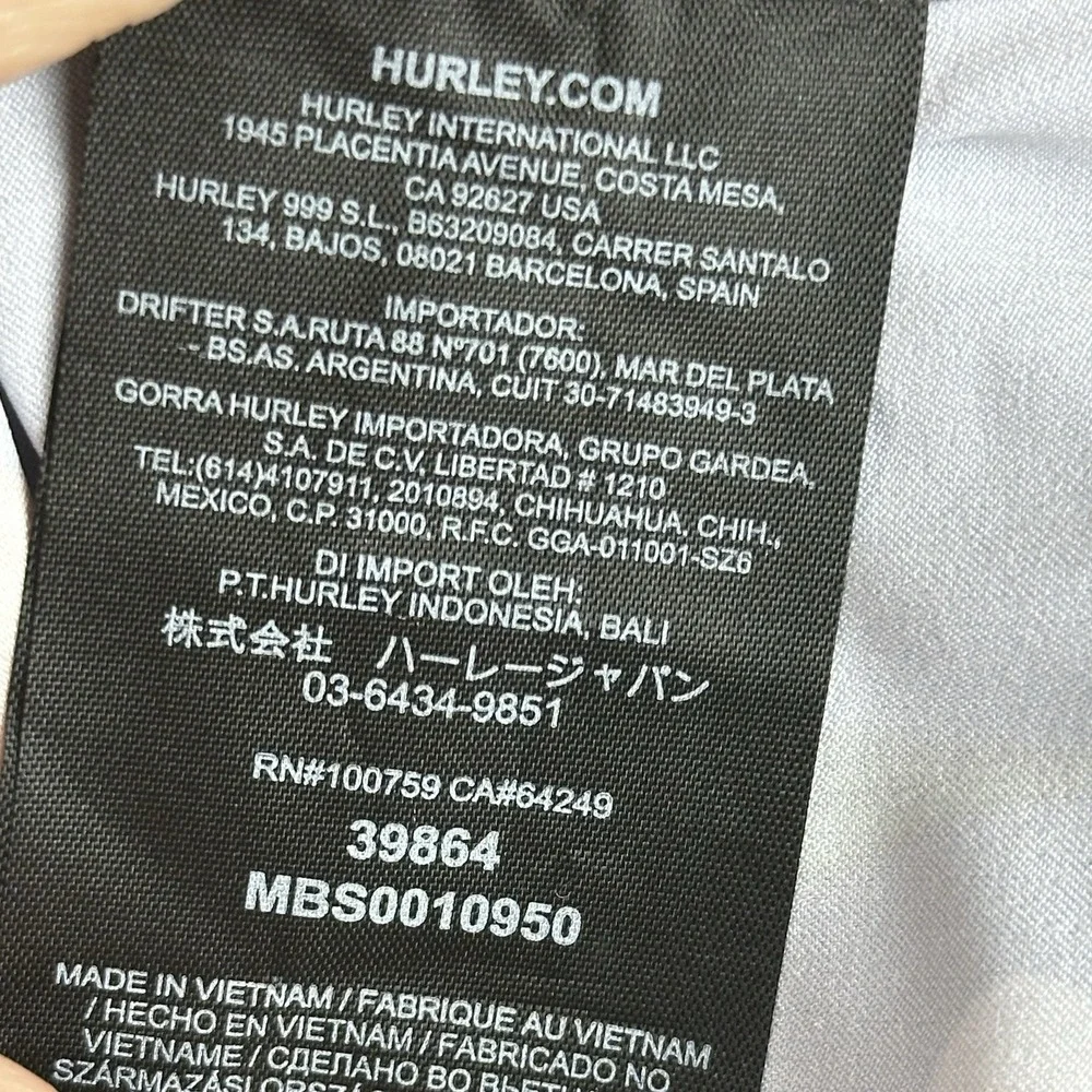 Hurley '47 New York Mets Cannonball Tropics Swim Shorts Royal Men Sz 38